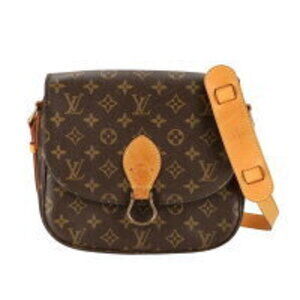 Louis Vuitton Saint Cloud Monogram Shoulder Bag Brown